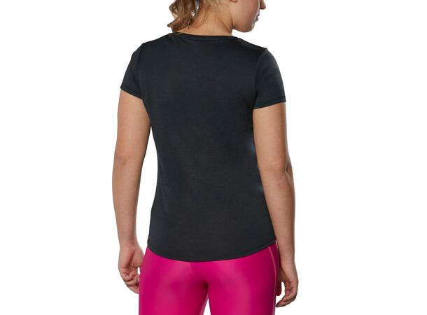 Impulse Core RB Tee W Sort M Myk, teknisk T-skjorte til dame 