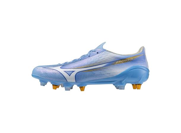 Mizuno Alpha III Elite MIX Blå/Hvit 9,5 Fotballsko, naturgress 