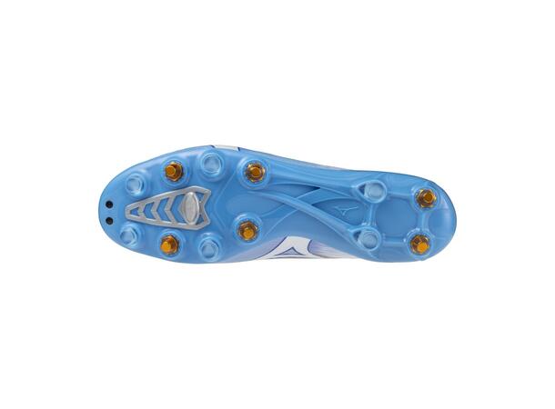 Mizuno Alpha III Elite MIX Blå/Hvit 9,5 Fotballsko, naturgress 