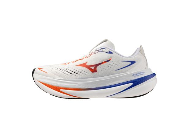 Mizuno Sky Prime Hvit/Oransje 6 Nyhet for maksimal demping og respons 