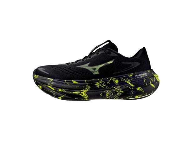 Mizuno Sky Prime Sort/Grønn 3,5 Nyhet for maksimal demping og respons 