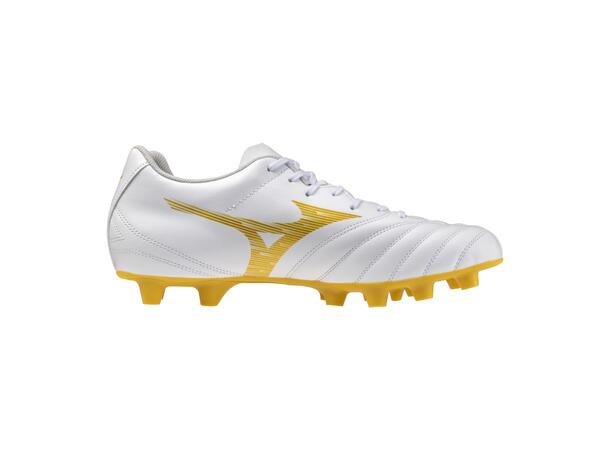 Monarcida Neo III Select Hvit/Gull 9,5 Fotballsko til naturgress 