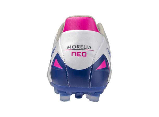 Morelia Neo IV Pro AG Hvit/Rosa 6,5 Fotballsko til kunstgress og gress 