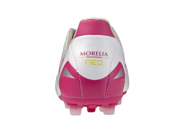 Morelia Neo IV Pro AG Hvit/Rosa 6 Fotballsko til kunstgress og gress 