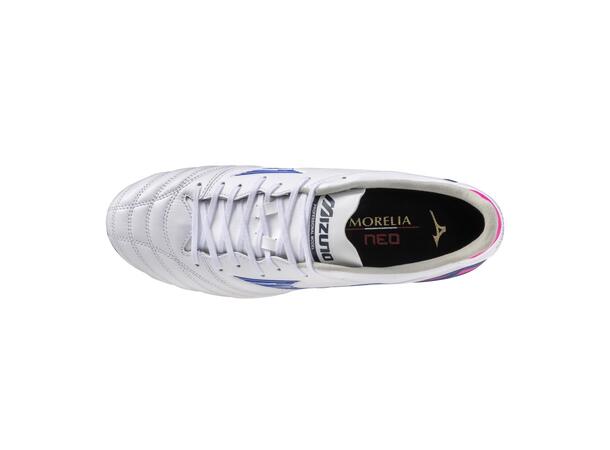 Morelia Neo IV Pro Hvit/Rosa 9 Premium fotballsko 