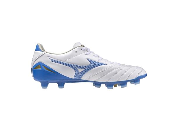 Morelia Neo IV Pro  Hvit/Blå 9,5 Fotballsko til naturgress 