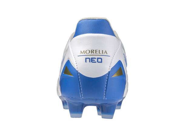 Morelia Neo IV Pro  Hvit/Blå 9,5 Fotballsko til naturgress 