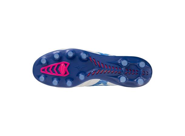 Morelia Neo IV ß Japan Hvit/Rosa 9,5 Toppmodell i skinn for naturgress 