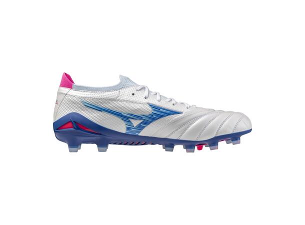 Morelia Neo IV ß Japan Hvit/Rosa 9,5 Toppmodell i skinn for naturgress 