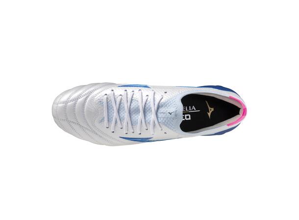 Morelia Neo IV ß Japan Hvit/Rosa 9,5 Toppmodell i skinn for naturgress 