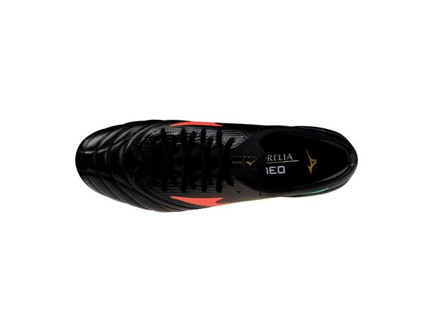 Morelia Neo V ß Elite MIX Sort/Ora 9 Fotballsko til naturgress 