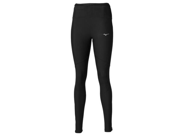 Multi Pocket Long Tight W Sort XS Løpetights med 360° oppbevaring 