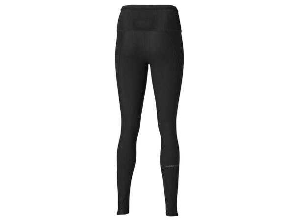 Multi Pocket Long Tight W Sort XS Løpetights med 360° oppbevaring 