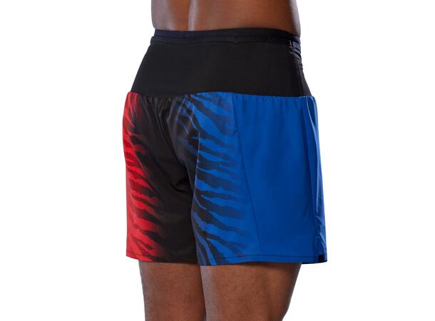 Multi Pocket Short Rød/Blå S Løpeshorts med 360-graders mesh-lommer 