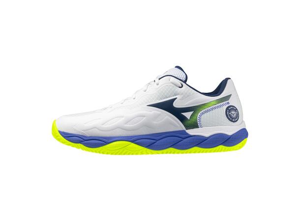 Wave Enforce Court CC Hvit/Blå 6,5 Sko til tennis og padel 