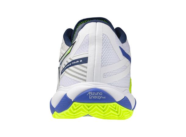 Wave Enforce Tour 2 CC Hvit/Blå 10,5 Sko til tennis og padel 