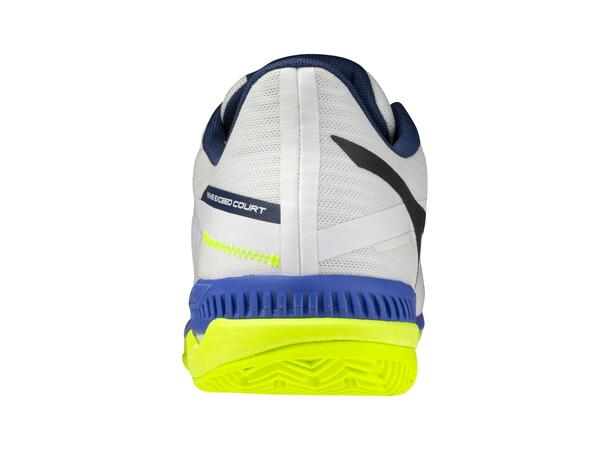 Wave Exceed Court CC Hvit/Blå 6,5 Sko til tennis og padel, unisex 
