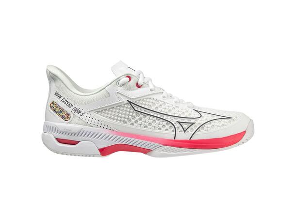 Wave Exceed Tour 5 AC W Hvit/Rød 6 Toppmodell til tennis og padel 