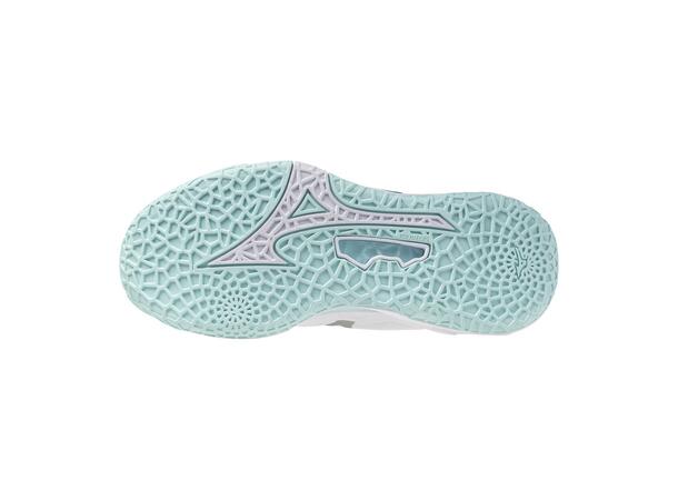 Wave Stealth Neo 2 W Hvit/Lys blå 5,5 Toppmodell for håndballspillere 