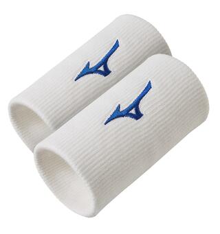 Wristband Long 2 pk Hvit/Bl&#229; NS To svetteb&#229;nd