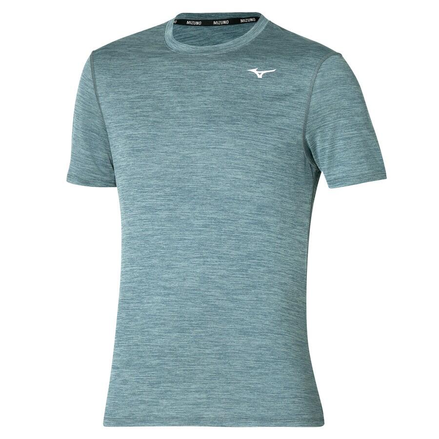 Impulse Core Tee Grå S Myk, teknisk T-skjorte til herre