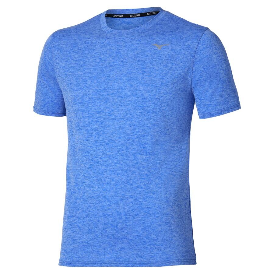 Core Impulse Short Sleeve Tee Blå S Myk, teknisk t-skjorte til trening