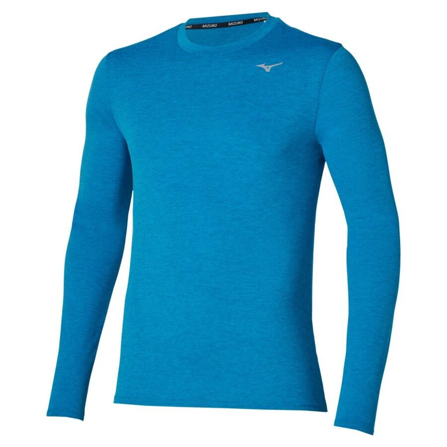 Core Impulse Long Sleeve Tee Lys blå S Teknisk treningsgenser