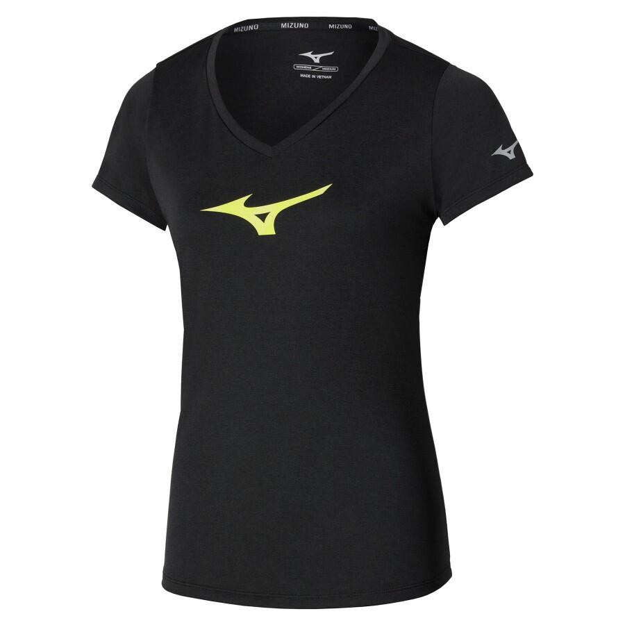 Core Runbird Short Sleeve Tee W Sort XS T-skjorte til trening