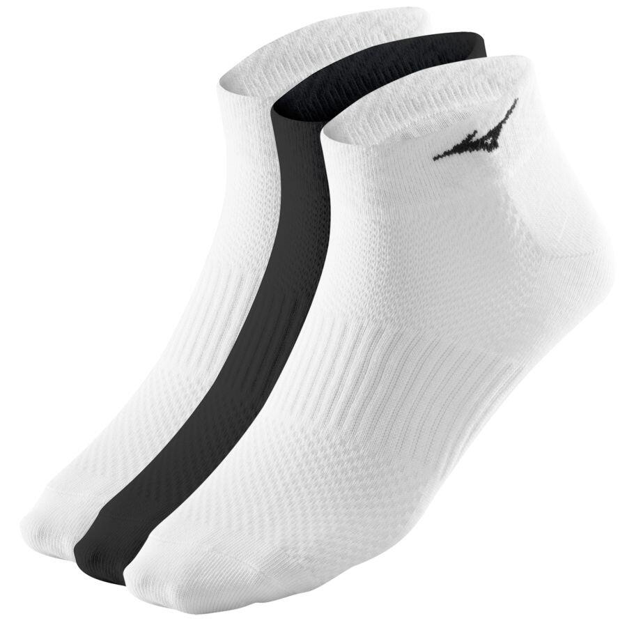 Training Mid 3PCK Hvit/Sort S 3-pack løpesokker