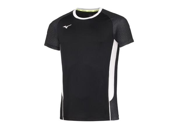 Premium High-Kyu Tee Sort/Hvit XXL Volleyballdrakt, herre