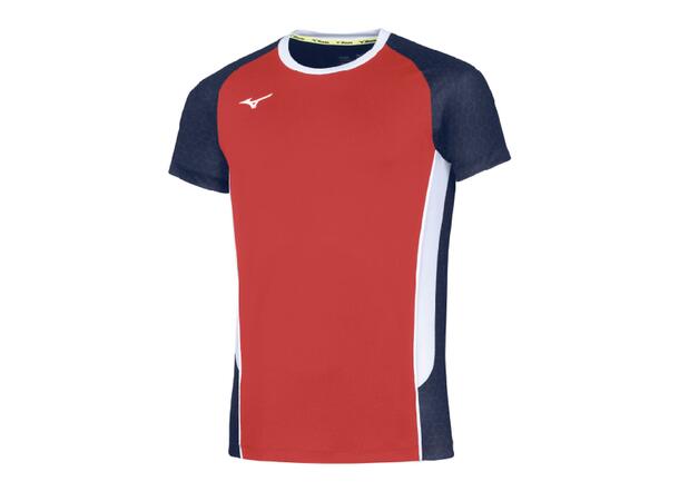 Premium High-Kyu Tee Rød/Hvit XL Volleyballdrakt, herre