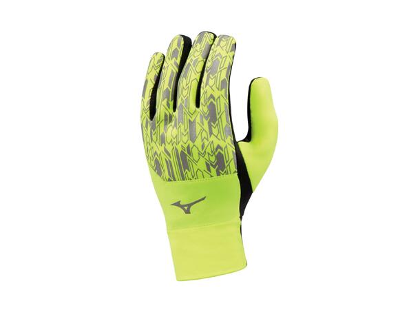 Windproof Glove Gul S For løping på kalde dager 