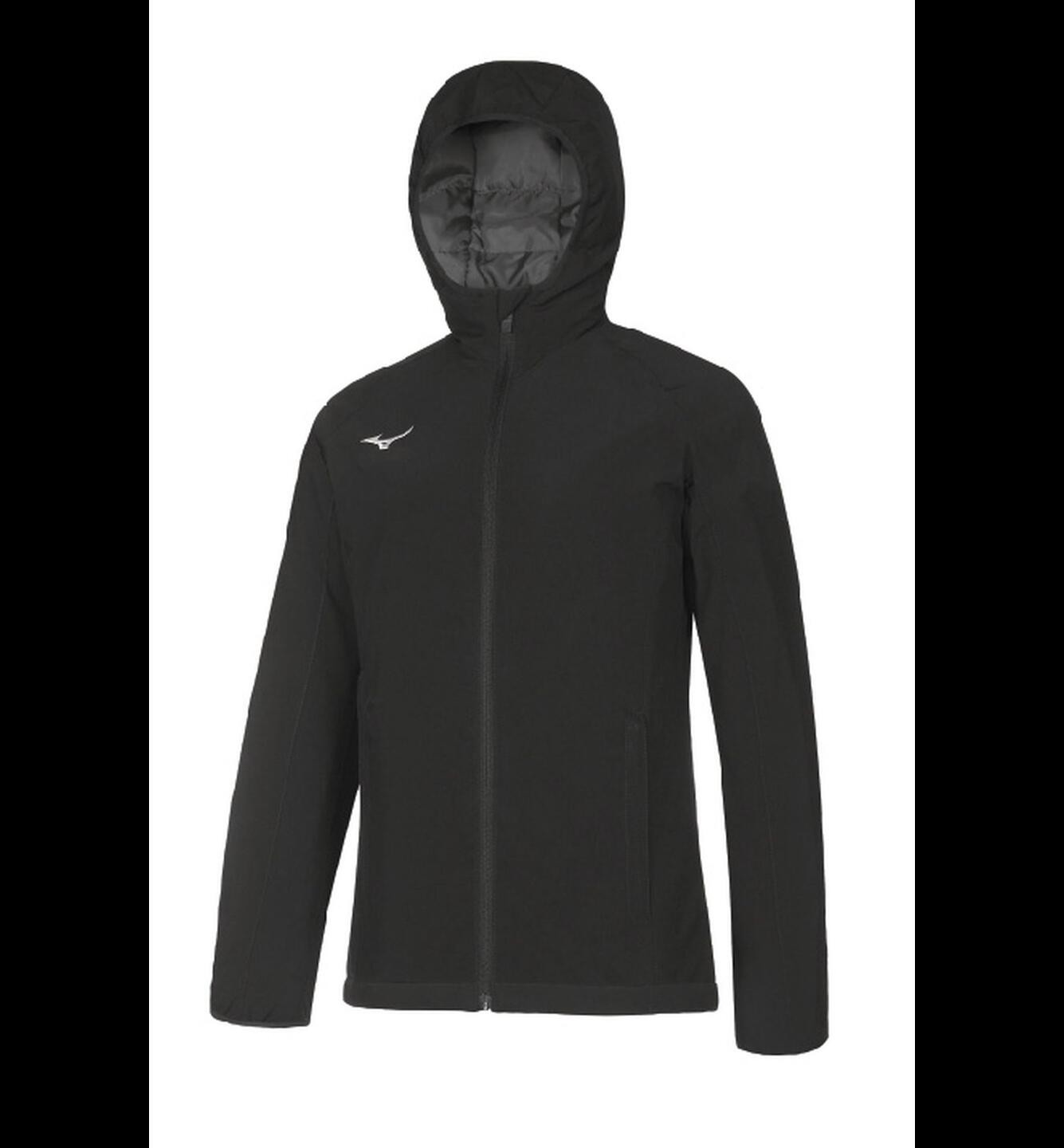 Padded Jacket W Sort XS Vindtett og varm ytterjakke