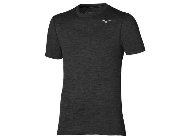 Impulse Core Tee Sort L Teknisk t-skjorte, herremodell
