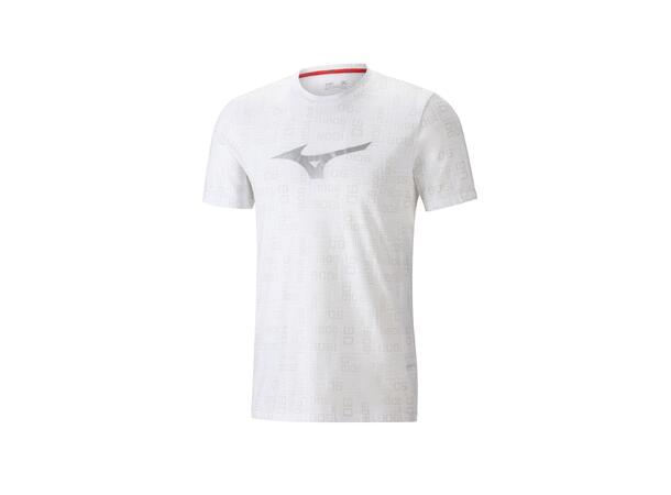 Heritage Full Graphic Tee Hvit S T-skjorte i bomullsblanding