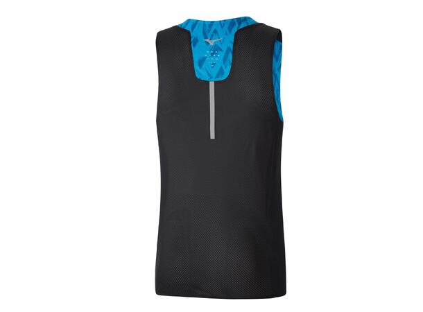 Aero Sleeveless Blå/Sort S Løpesinglet til herre