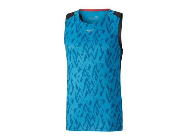 Aero Sleeveless Blå/Sort L Løpesinglet til herre 