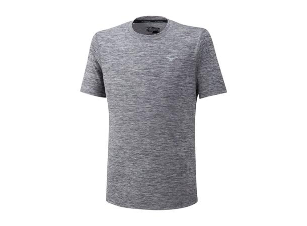 Impulse Core Tee Grå S Myk, teknisk T-skjorte til herre