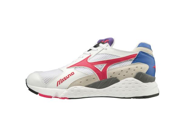 Mondo Control Hvit/Rød 10,5 90-tallsinspirert sneakers 