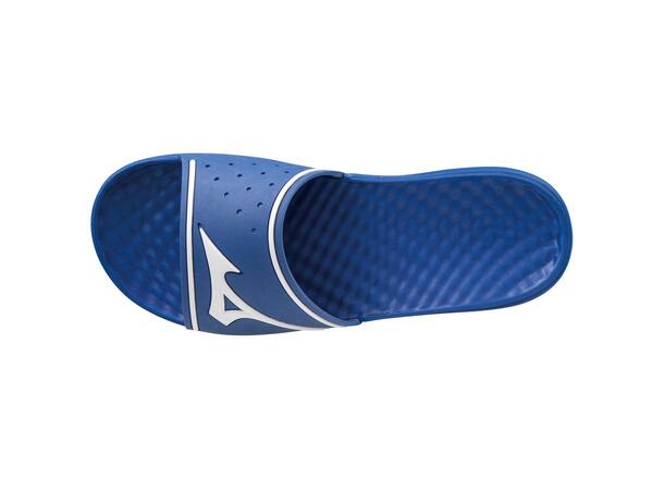 Relax Slide 2 Blå/Hvit 3XL Sømløs slippers for maks komfort