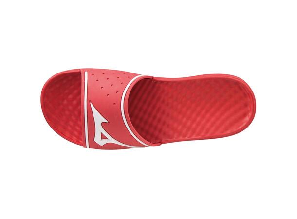 Relax Slide 2 Rød/Hvit 3XL Sømløs slippers for maks komfort